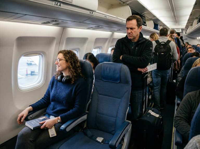 Woman Shuts Down Seat Thief With One Dark Comment, And Her Kid’s Reaction Says It All