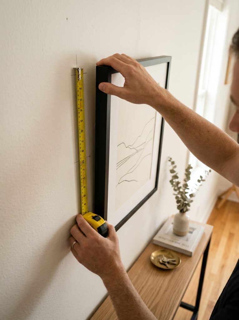 The One Measurement That Fixes Most Wall Decor
